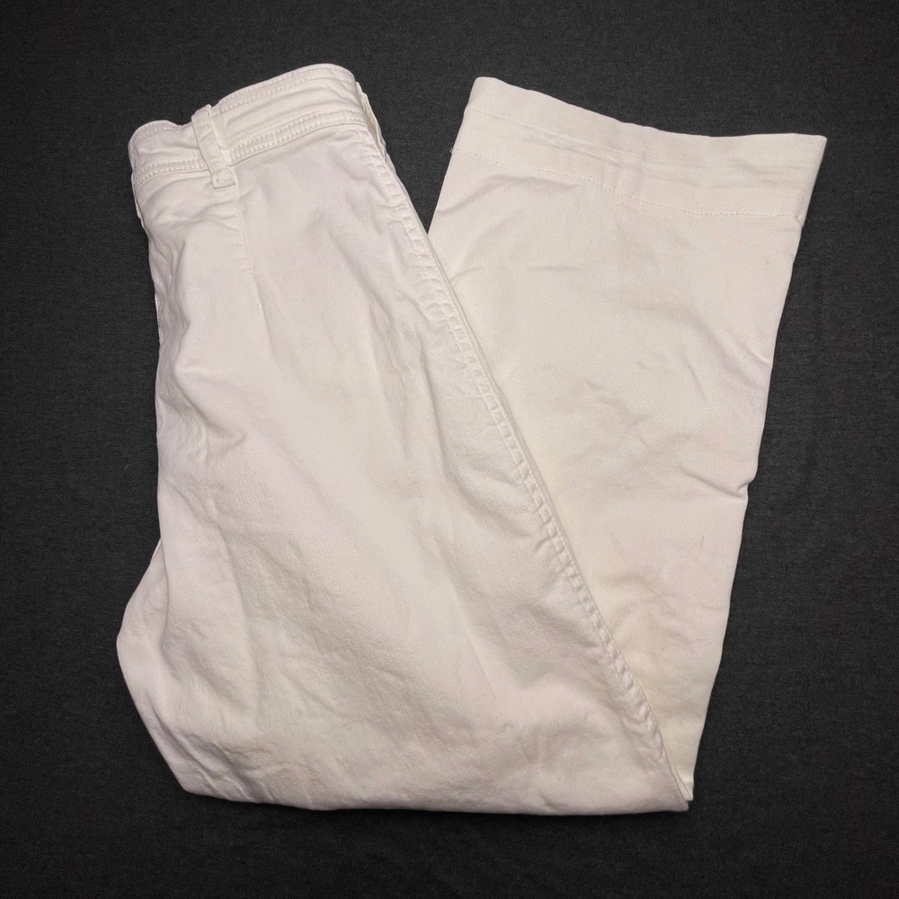 Marine Layer Wide Leg Pants Women Size‎ 4 White High Rise 14650